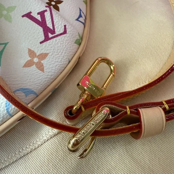 *100% AUTH* Louis Vuitton x Takashi Murakami – White Multicolored High-Rise - Picture 10 of 10